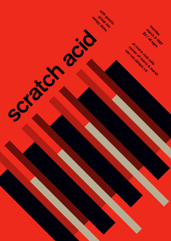 scratch acid at morro rock cafe, 1987