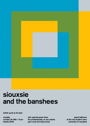 siouxsie and the banshees, 1981