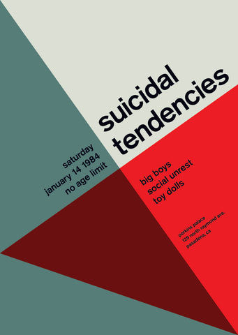 suicidal tendencies at perkins palace, 1984