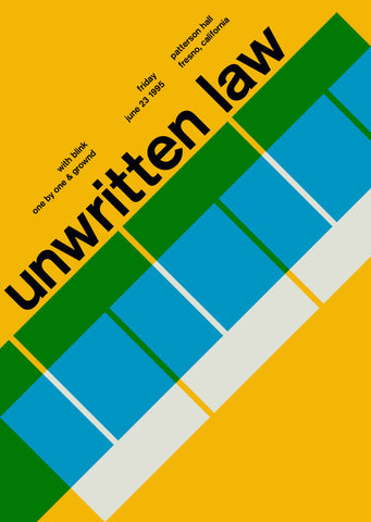 unwritten law at patterson hall, 1995,